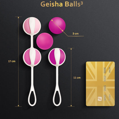 G-VIBE - SADA 5 GEISHA KULIČEK 3 RŮŽOVÉ