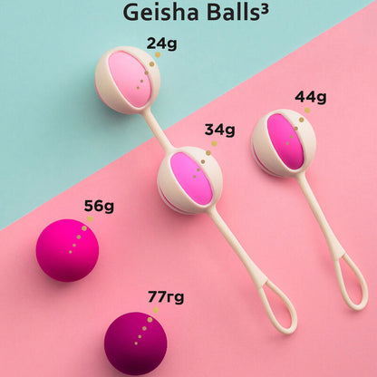 G-VIBE - SADA 5 GEISHA KULIČEK 3 RŮŽOVÉ