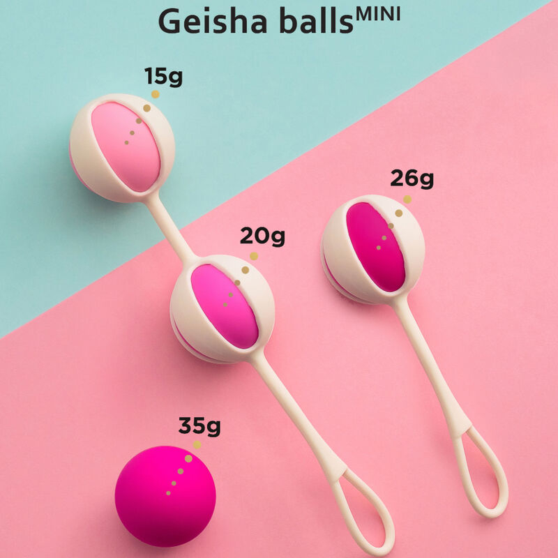 G-VIBE - SADA 4 MINI GEISHA KULIČEK FIALOVÉ