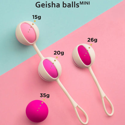 G-VIBE - SADA 4 MINI GEISHA KULIČEK FIALOVÉ