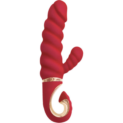 G-VIBE - GCANDY MINI ČERVENÝ SILIKONOVÝ VIBRÁTOR