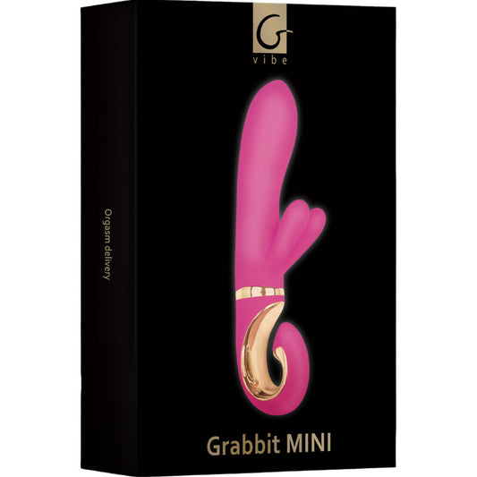 G-VIBE - GRABBIT MINI RŮŽOVÝ SILIKONOVÝ VIBRÁTOR