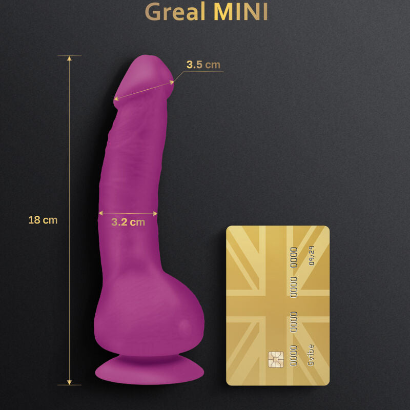G-VIBE - SKVĚLÝ MINI SILIKONOVÝ VIBRAČNÍ DILDO V BARVĚ FUCHSIOVÉ
