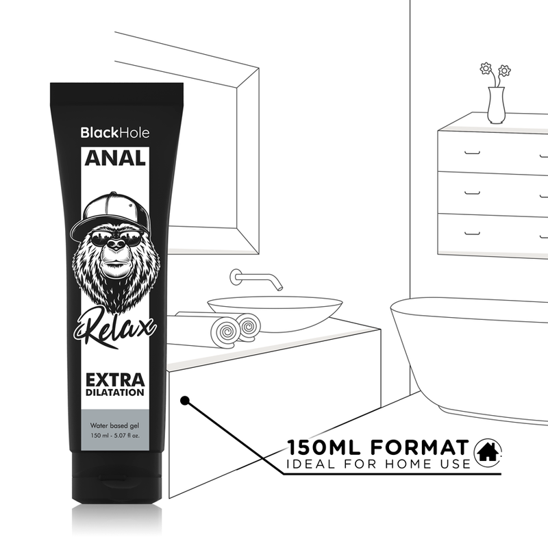 BLACK HOLE - ANÁLNÍ DILATAČNÍ GEL NA VODNÍ BÁZI 150 ML