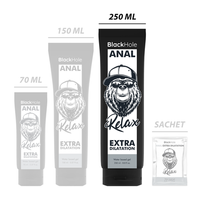 BLACK HOLE - ANÁLNÍ DILATAČNÍ GEL NA VODNÍ BÁZI 250 ML