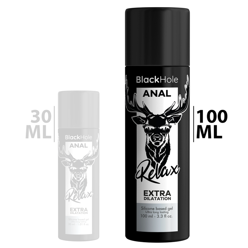 BLACK HOLE - GELOVÝ SILIKONOVÝ GEL PRO ANÁLNÍ DILATACI 100 ML