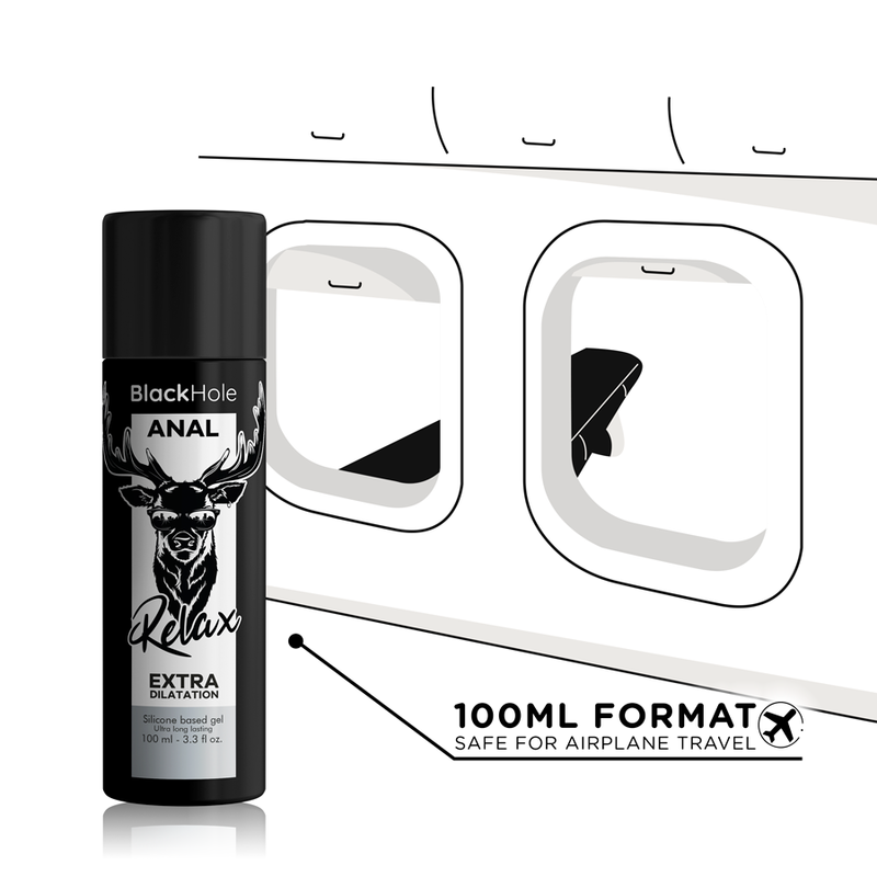 BLACK HOLE - GELOVÝ SILIKONOVÝ GEL PRO ANÁLNÍ DILATACI 100 ML