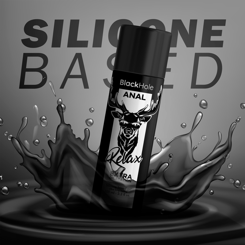BLACK HOLE - GELOVÝ SILIKONOVÝ GEL PRO ANÁLNÍ DILATACI 100 ML