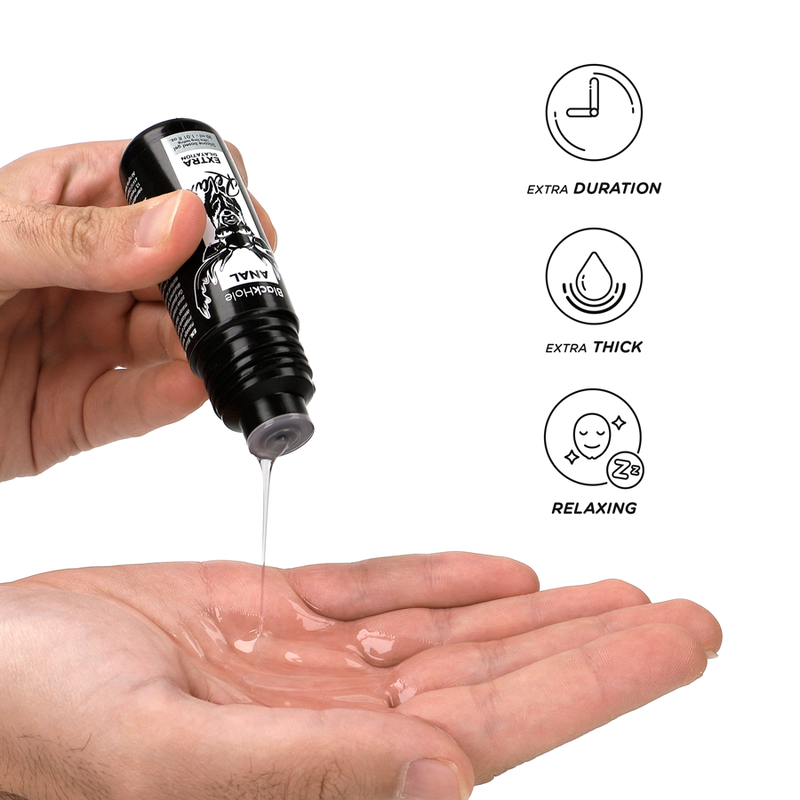 BLACK HOLE - GELOVÝ SILIKONOVÝ GEL PRO ANÁLNÍ DILATACI 30 ML