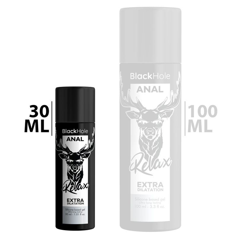 BLACK HOLE - GELOVÝ SILIKONOVÝ GEL PRO ANÁLNÍ DILATACI 30 ML