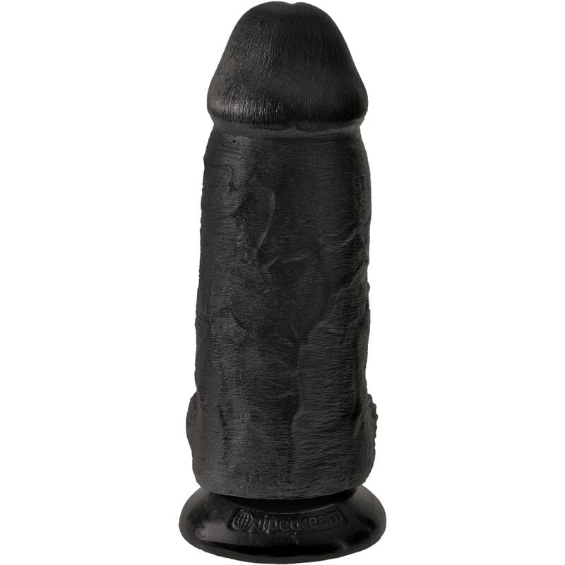 KRÁLOVSKÝ PENIS - BALŠATÝ REALISTICKÝ PENIS 23 CM ČERNÝ