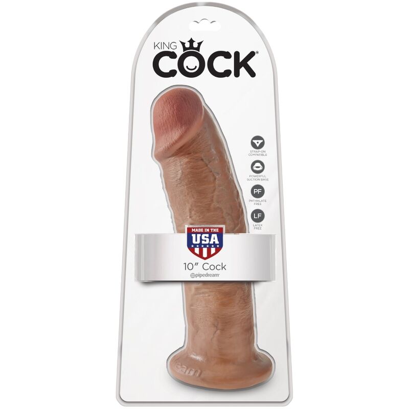 KRÁLOVSKÝ KOHOUT - REALISTICKÝ PENIS 24 CM KARAMELOVÝ