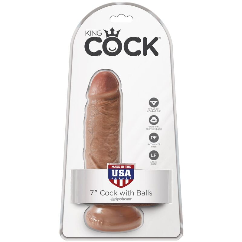 KRÁLOVSKÝ PENIS - REALISTICKÝ PENIS S VARÁLKY 13,2 CM KARAMELOVÝ