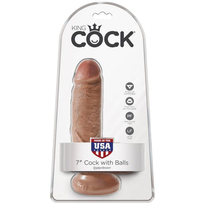 KRÁLOVSKÝ PENIS - REALISTICKÝ PENIS S VARÁLKY 13,2 CM KARAMELOVÝ