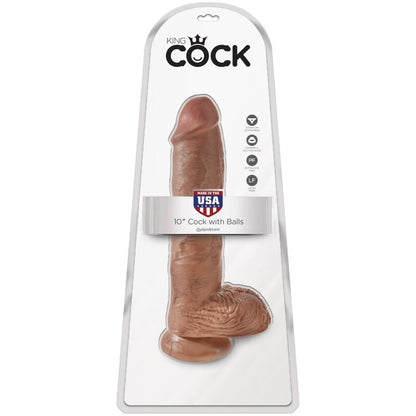 KRÁLOVSKÝ PENIS - REALISTICKÝ PENIS S VARÁKY 19,8 CM KARAMELOVÝ