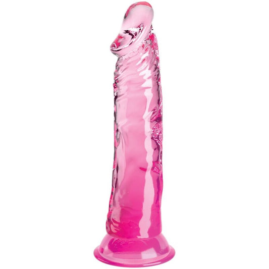 KRÁLOVSKÝ PENIS - PRŮHLEDNÝ REALISTICKÝ PENIS 19,7 CM RŮŽOVÝ