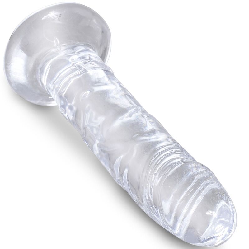 KRÁLOVSKÝ PENIS - PRŮHLEDNÝ REALISTICKÝ PENIS 15,5 CM TRANSPARENTNÍ