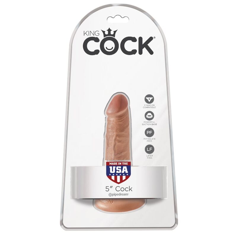KRÁLOVSKÝ KOHOUT - REALISTICKÝ PENIS 12 CM KARAMELOVÝ