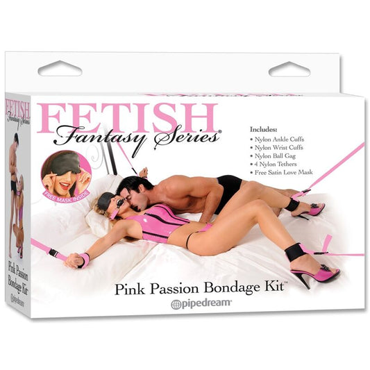 FETIŠ FANTASY SÉRIE - KIT BONDAGE RŮŽOVÁ