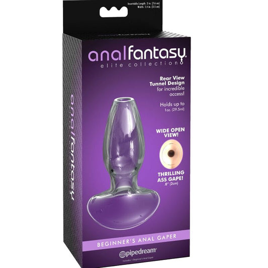 ANAL FANTASY ELITE COLLECTION - ANÁLNÍ DILÁTOR PRO ZAČÁTEČNÍKY, KRYSTALOVÁ VELIKOST S