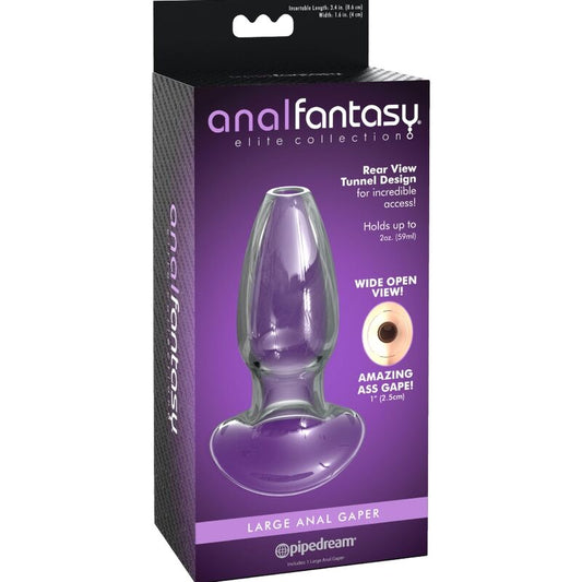 ANAL FANTASY ELITE COLLECTION - KRYSTALOVÝ DILÁTOR S ANÁLNÍM UDĚLENÍM VELIKOST M