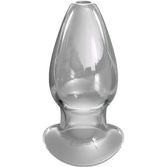 ANAL FANTASY ELITE COLLECTION - KRYSTALOVÝ DILÁTOR S ANÁLNÍM DOLÁČKEM VELIKOST L