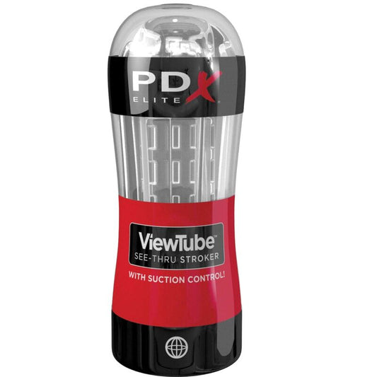 PDX ELITE - STROKER MASTURBÁTOR S OVLÁDÁNÍM TRUBICE A ČISTÝM SÁNÍM
