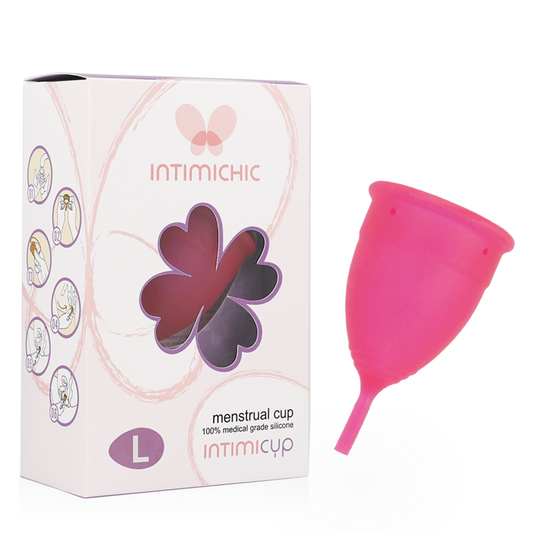 INTIMICHIC - MENSTRUAČNÍ KAŠÍREK Z LÉKAŘSKÉHO SILIKONU - VELIKOST L