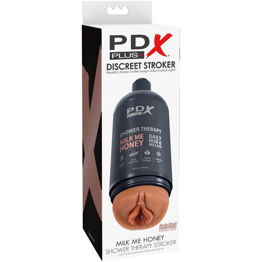 PDX PLUS - STROKER MASTURBÁTOR DESKRÉTNÍ DESIGN LAHVIČKY ŠAMPON S MLEČNÝM MEDEM A CUKROVÝMI MLÉČN ...