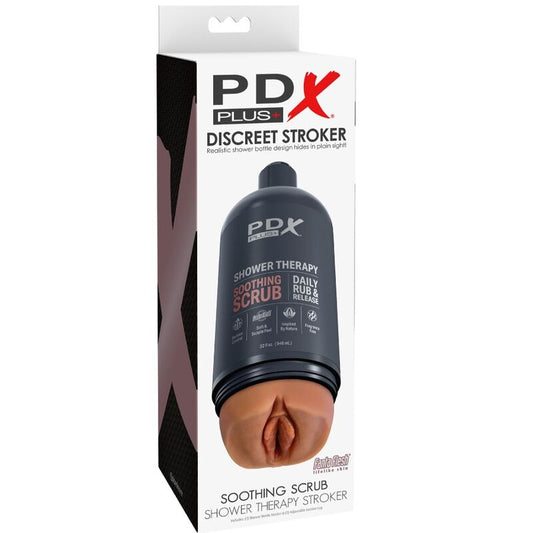 PDX PLUS - STROKER MASTURBÁTOR DESKRÉTNÍ DESIGN LAHVIČKY UKLIDŇUJÍCÍ PELING CUKROVÝ ŠAMPON