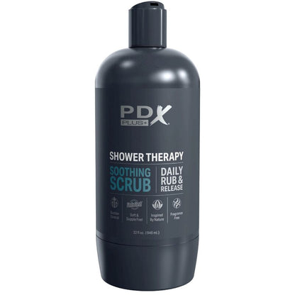 PDX PLUS - STROKER MASTURBÁTOR DESKRÉTNÍ DESIGN LAHVIČKY UKLIDŇUJÍCÍ PEELINGOVÝ ŠAMPON