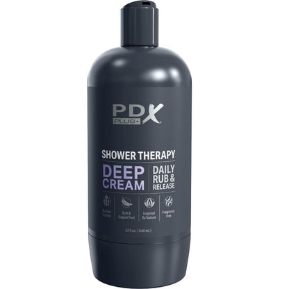 PDX PLUS - STROKER MASTURBÁTOR DESKRÉTNÍ DESIGN LAHVIČKY ŠAMPONU S HLUBOKÝM KRÉMEM