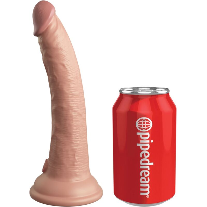 KING COCK - ELITNÍ REALISTICKÉ SILIKONOVÉ DILDO 17,8 CM