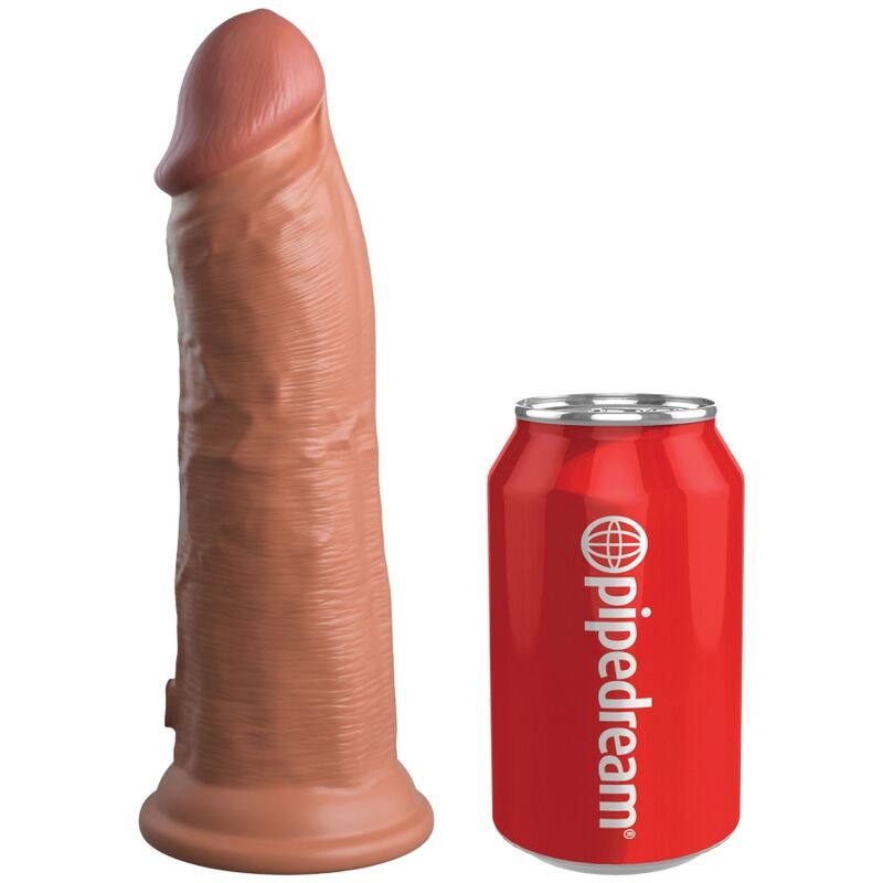KING COCK - ELITE REALISTICKÉ SILIKONOVÉ DILDO 20,3 CM KARAMELOVÉ
