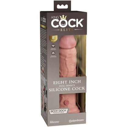 KING COCK - ELITNÍ REALISTICKÉ SILIKONOVÉ DILDO 20,3 CM