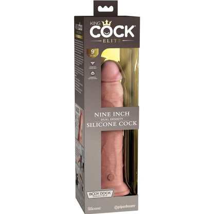 KRÁLOVSKÝ PÉROVÝ - ELITNÍ REALISTICKÉ SILIKONOVÉ DILDO 23 CM