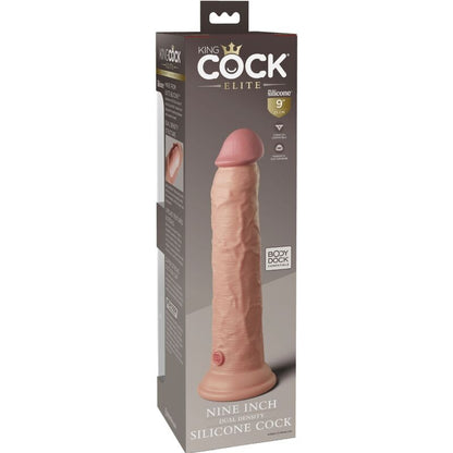 KRÁLOVSKÝ PÉROVÝ - ELITNÍ REALISTICKÉ SILIKONOVÉ DILDO 23 CM