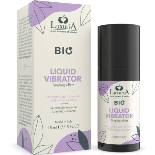 INTIMÁLNÍ LINKA LUXURIA - BIO STIMULAČNÍ GEL PRO ŽENY S VIBRAČNÍM EFEKTEM 15 ML