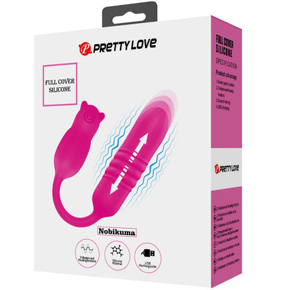PRETTY LOVE - NOBIKUMA RŮŽOVÁ SILIKONOVÁ VIBRAČNÍ KULIČKA