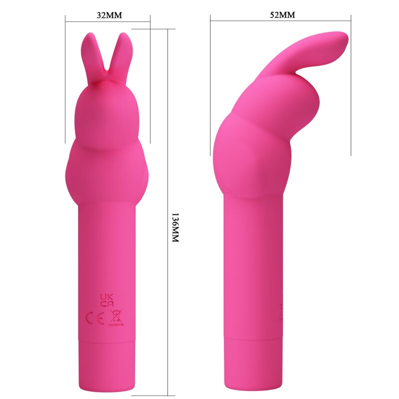 PRETTY LOVE - SILIKONOVÝ VIBRÁTOR GERARDO RABBIT FUSCHIA
