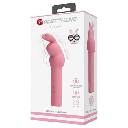PRETTY LOVE - SILIKONOVÝ VIBRÁTOR GERARDO PINK RABBIT