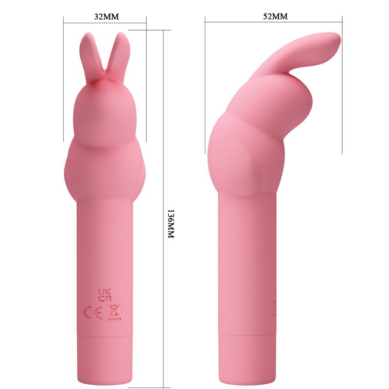 PRETTY LOVE - SILIKONOVÝ VIBRÁTOR GERARDO PINK RABBIT
