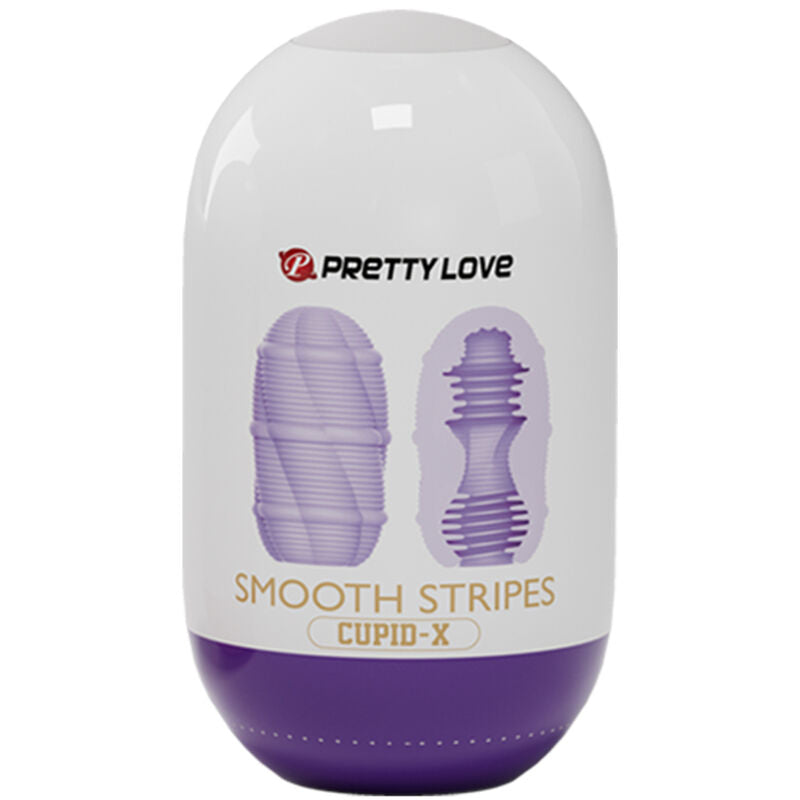 PRETTY LOVE - VEJCE MASTURBÁTORU SMOOTH STRIPES CUPID