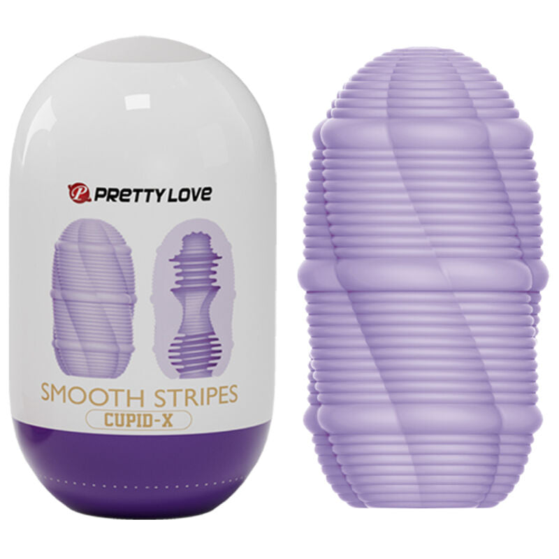 PRETTY LOVE - VEJCE MASTURBÁTORU SMOOTH STRIPES CUPID
