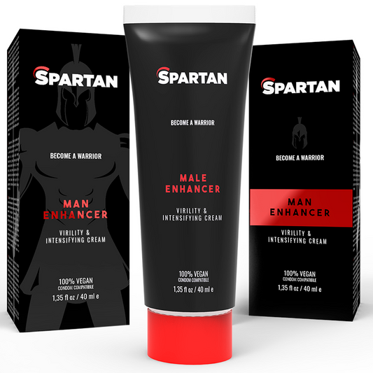 SPARTAN - PÁROVÝ GEL PRO MUŽNOST A ZNECITLIVĚNÍ 100% VEGANSKÝ KRÉM