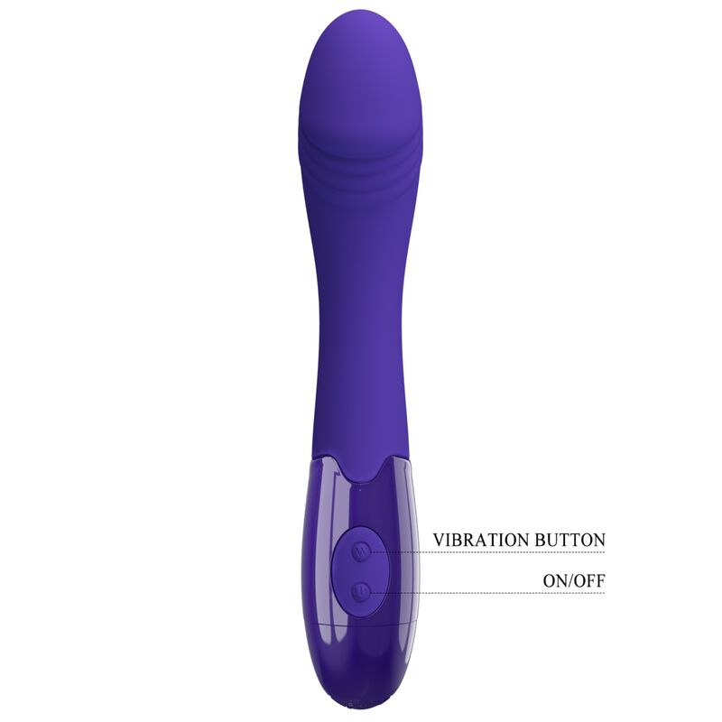 Vibrační dildo PRETTY LOVE - Elemental Youth Violet