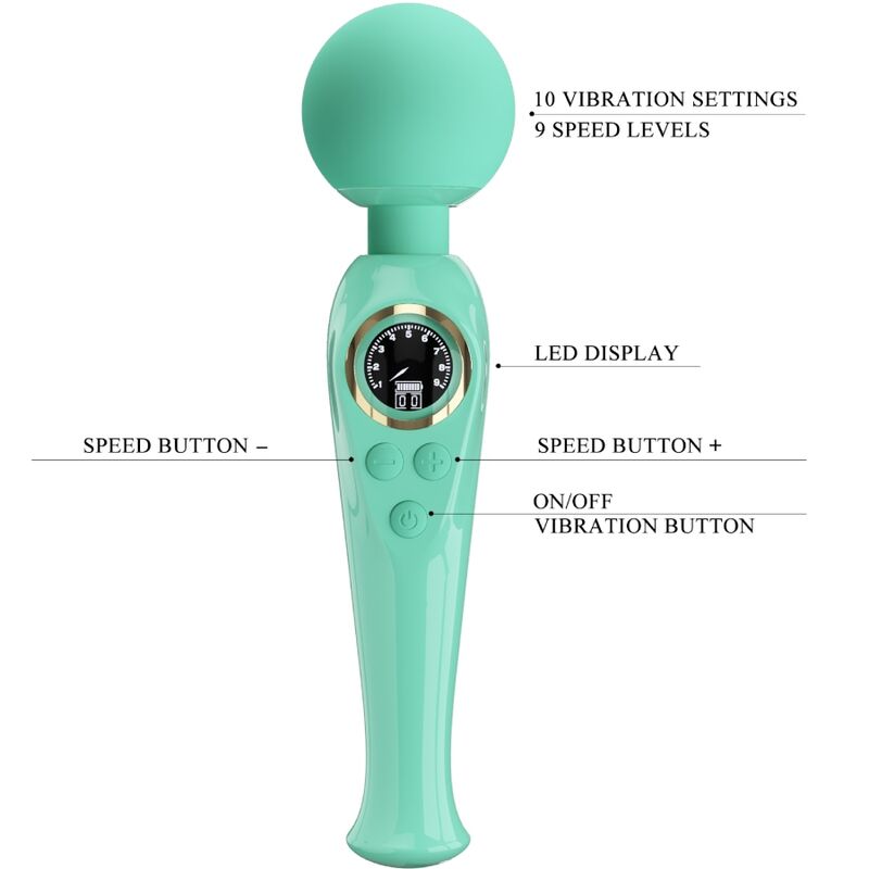PRETTY LOVE - SKYLER GREEN WAND VIBRÁTOR