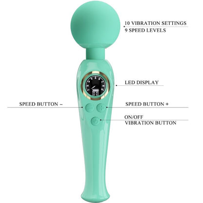 PRETTY LOVE - SKYLER GREEN WAND VIBRÁTOR