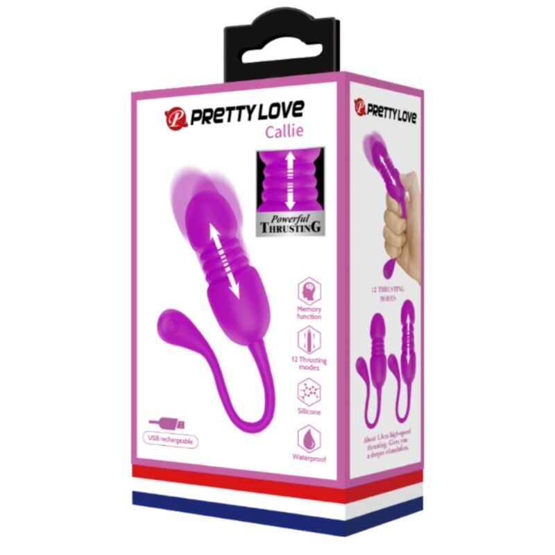 PRETTY LOVE - CALLIE PURPLE DOBÍJECÍ VIBRAČNÍ VAJÍČKO