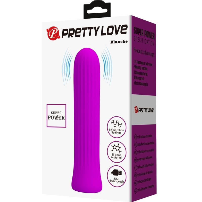 PRETTY LOVE - BLANCHE PINK STIMULÁTOR VIBRÁTOR